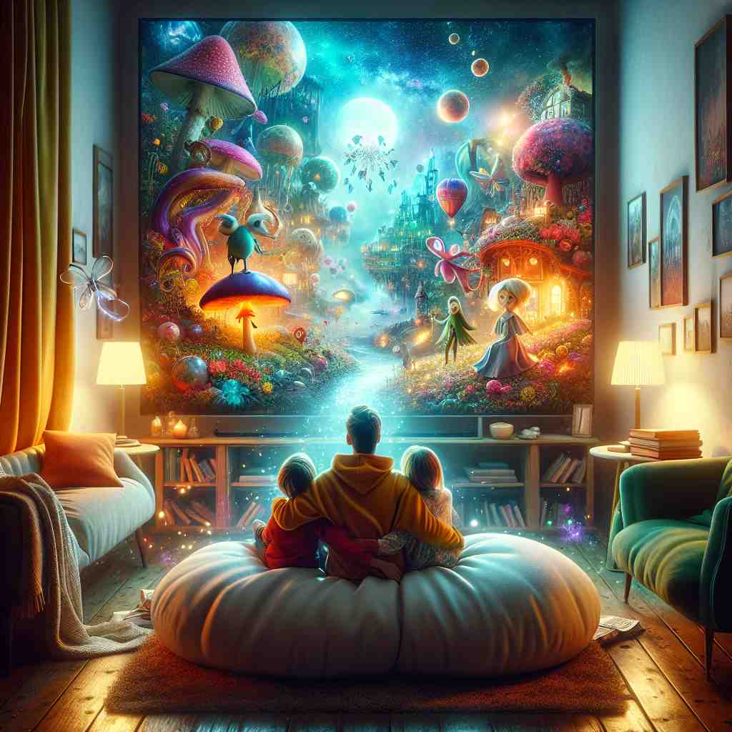 A glowing figure in a prophetic dream